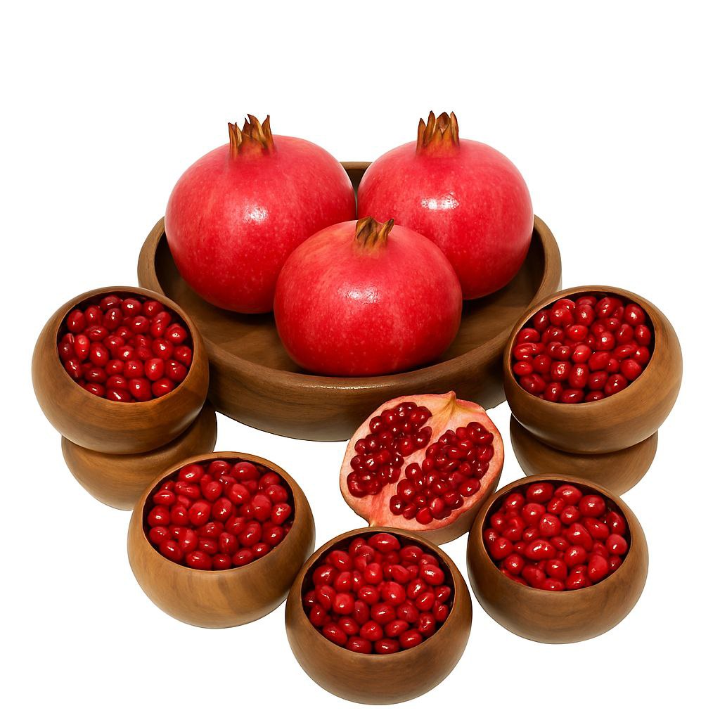 ظروف ست آجيل خوري چوبی طرح ونوس 7 تكه - تصویر 2