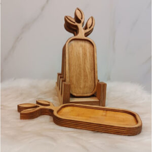 تخته سرو قهوه خوری طرح برگ